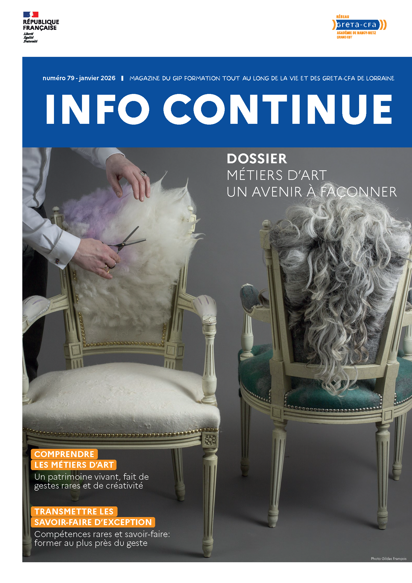 magazine info continue métiers d'art